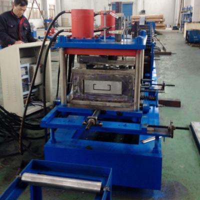 China 1mm-1.5mm Thickness Racking Box Beam Roll Forming Machine with Joint Machine for sale