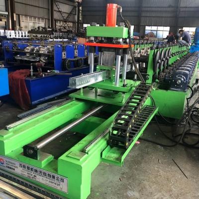 China 30 Stations 1.2mm Floor Deck Roll Forming Machine Panasonic 5.5KW Galvanized for sale