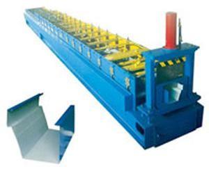China Colour-steel Downspout Roll Forming Machine Automatic Half Square type Gutter Making Machine for sale