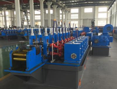China High speed 8-32mm Welding Pipe Round Square Tube Making Machine With Fly Saw Cutting And Water Cooling for sale