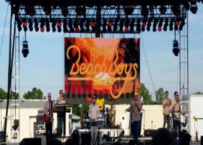 China High Definition Outdoor LED Display Rental 6.25mm Pixel Pitch High Color Saturation for sale