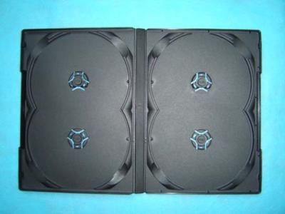 China 14mm for 4 discs black DVD case dvd box dvd cover without tray (YP-D8082) for sale