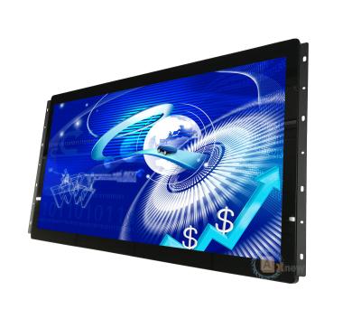 China Map Station Open Frame Touch Monitor 24'' Full HD 12V DC In With Hdmi AV VGA Input for sale