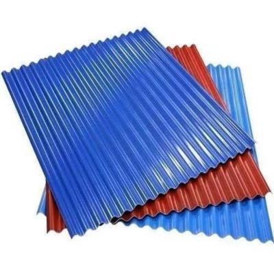 China IBR DX51D PPGI Carbon Steel Coil Wavy Trapezoid Shape Corrugated Roofing Sheet for sale