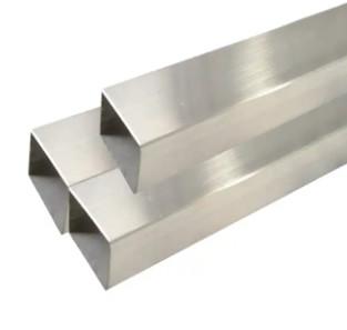China Decorative Hairline Stainless Steel Square Tube Pipe Ss 304 SS 201 Hollow Section for sale