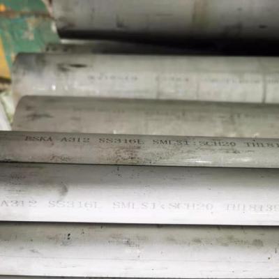 China ASTM A312 TP316L Butt Welded Stainless Steel Pipe 6-630mm SS Welded Tube for sale