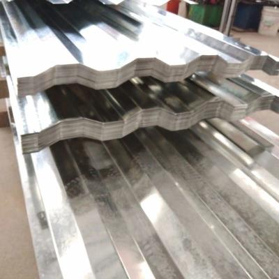 China Galvanized Spangle Corrugated Roof Sheet Hot Dip Gauge 22 Zinc Coated for sale