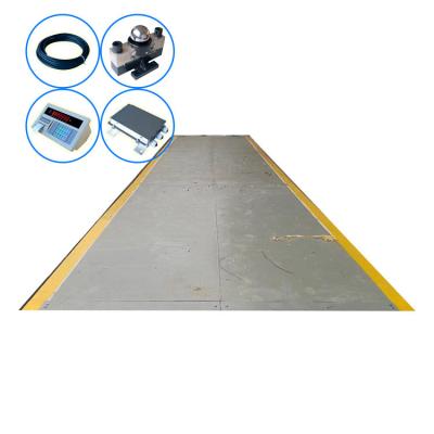 China 3*18m 80T Capacity 10PCS Load Cells Truck Scale Heavy Duty Weighbridge for sale
