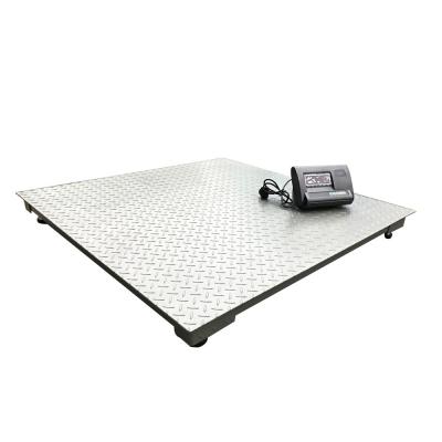 China 48 LCD Pallet Scale Floor 5000 Lb Capacity With Indicator for sale