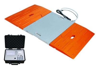 China 40T LED Portable Axle Weighing Scales Overload Protection for sale