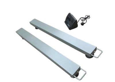 China 2 Ton Pallet Beam Scales , 220V Cattle Scale Load Bars for sale