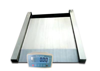 China 1T Heavy Duty Floor Scales Electronic , 2M Heavy Weight Weighing Machine for sale