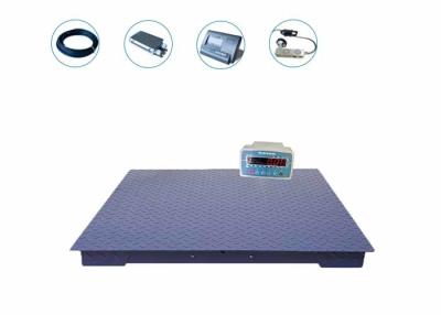 China Industrial Heavy Duty Floor Pallet Scale 1x1M 3000Kg With RS232 Interface for sale