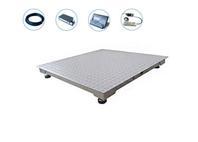 China Industrial Digital Heavy Duty Floor Scales 10 Ton Capacity CE Certified for sale