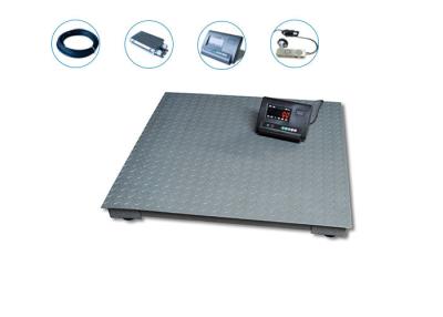 China Heavy Duty Industrial Platform Pallet Floor Scales 1.5x1.5M 3000Kg for sale