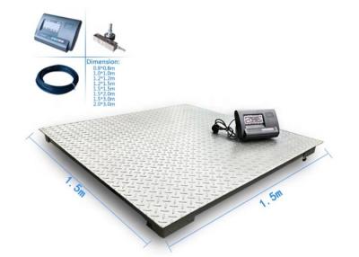 China 2.5*3.0 M 10 Ton Industrial Floor Weighing Scales for sale