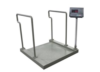 China Wheelchair Heavy Duty Floor Scales SS Electric 500-1000 Kg For Nursing House for sale