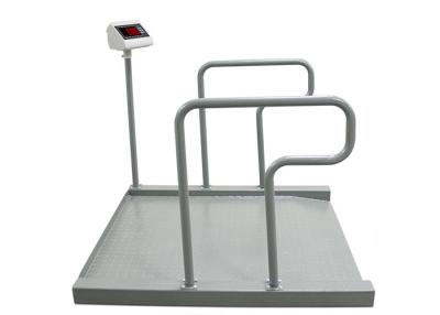 China Carbon Steel Plate RS232 Heavy Duty Floor Scales Wheelchair 300 Kg 500 Kg for sale