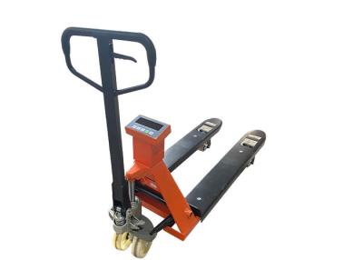 China Forklift Hand Pallet Scale 2000Kg With 7in Width Fork for sale