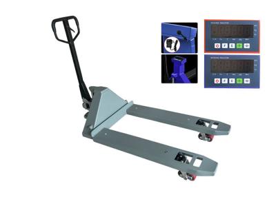 China Carbon Steel Plate Thickness 4Mm 6Mm Electric Forklift Pallet Jack With Weight Scale for sale