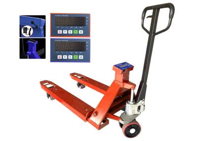China Electronic Digital 3000Kg Forklift Scale Pallet Jack With Weight Scale for sale