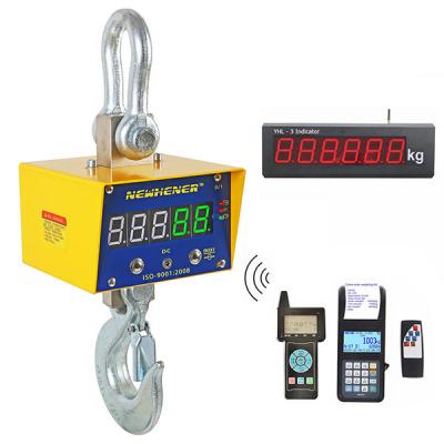 China Industrial Lifting Digital Hanging Crane Scale Wireless Remote Display 500kg for sale