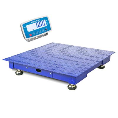 China Industrial Electronic Platform Floor Scale Heavy Duty 1000kg for sale