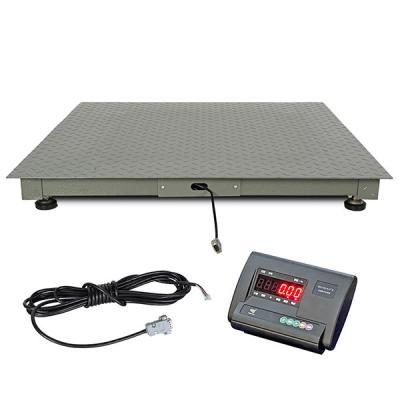 China Industrial Warehouse Platform Scale Electronic Animal Cattle Weighing 1T 2 Ton for sale