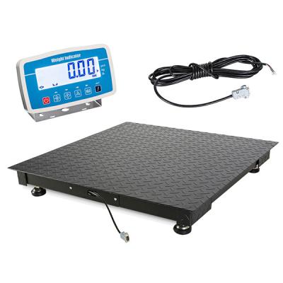 China Digital Electronic Platform Scale Heavy Duty Weighing Floor Scale Industrial for sale