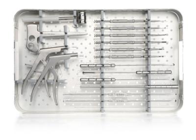 China Edelstahl-Titan-medizinischer Chirurgie-Werkzeug-Wirbelsäulenoperations-Instrument-Satz zu verkaufen