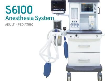 中国 S6100電算室の麻酔の換気装置機械280kPa-600kPa麻酔の呼吸システム 販売のため