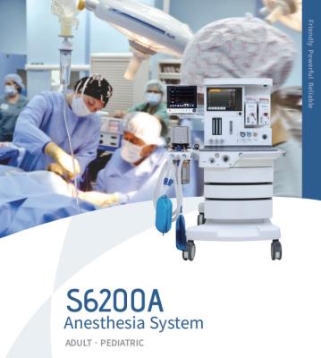 China Estação de trabalho da anestesia da sala de operação da máquina ICU do ventilador da anestesia de S6200A à venda