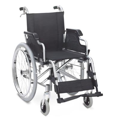 China 46cm Aluminum Manual Wheelchair for sale