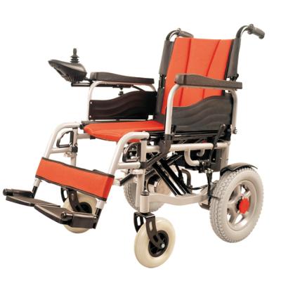 China Fold Up Electric Foldable Power Wheelchair With Brushed Motor Lead Acid Battery 6KM/H for sale