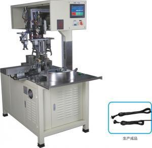 China Double Cable Tie Wire Wrapping Machine , 1700pcs/hour Cable Winding Machine for sale
