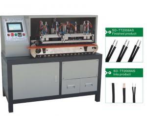 China SPT Wire Stripping Device , Tinning And Cutting Cable Twisting Machine for sale