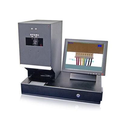 China Detector automático da identificação de cor do fio do equipamento da inspeção do chicote de fios do fio do detector da sequência da cor das cablagens à venda