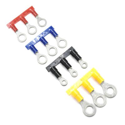 Cina Terminali ad anello crimpati elettrici con terminali ad anello isolati in nylon personalizzabili in vendita