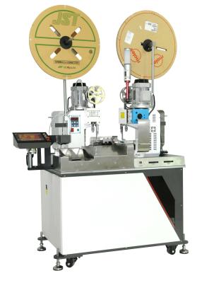 China Double End 3.96mm Wire Terminal Crimping Machine Full Auto High Precision for sale