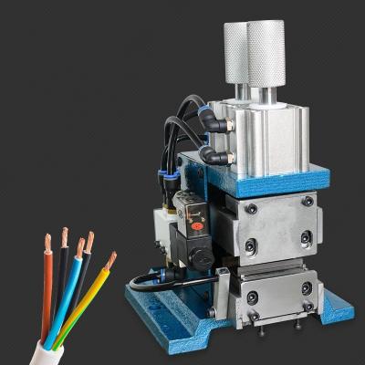 China AWG32-AWG16 Pneumatic Wire Stripping Machine Small Vertical for sale