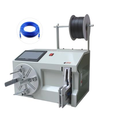 China 75-140mm Tie Semi Automatic Wire Winding Machine USB Cable Tying Machine for sale