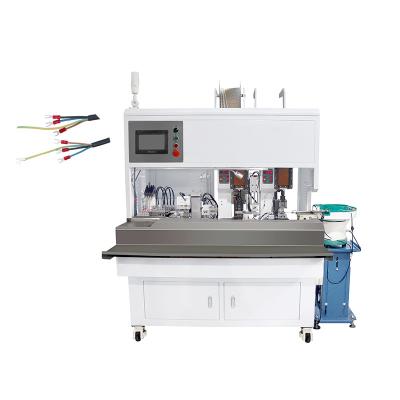 China Automatic 4 Core Terminal Crimping Machine Cable Wire Insulated Stripping for sale