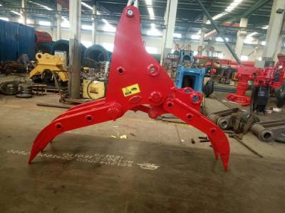 China Steel Excavator Grapple Attachment High Ductility Hydraulic Rotating Grapple for sale