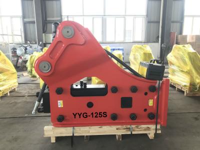 China El tipo lateral martillo hidráulico del triturador carga 53 kilogramos de punto de Mohel para el excavador en venta