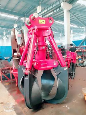 China Standard Type Rotating Excavator Grapple Attachment Grab Material And Rock for sale