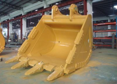 China CAT385 Excavator Rock Bucket 5.2 CBM Reinforced for steel minning for sale