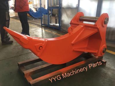 China Red Color Excavator Ripper Attachment Q460 Hardox400 Wooden Package for sale