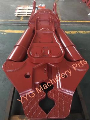 China Red Hydraulic Excavator Shears For Unconventional Crushing Secondary Demolition for sale