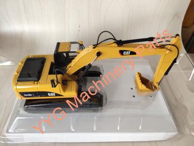 China Diecast Excavator Parts Model Metal Scale Black & Yellow Model Excavator 1/50 Made for sale