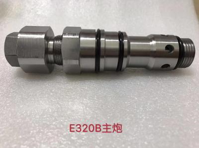 China Válvula de alivio de excavador de desbordamiento principal E320B E320C E336D para talleres de reparación en venta